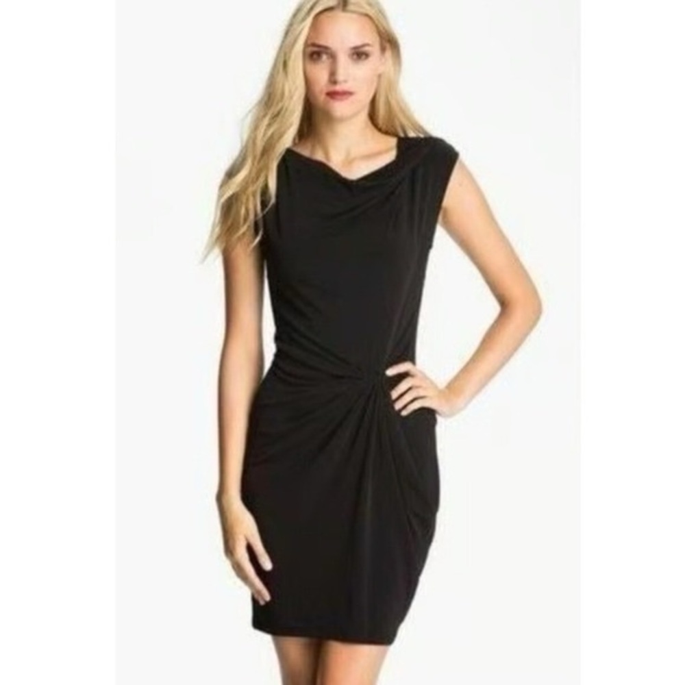 Michael Kors Black Midi Dress